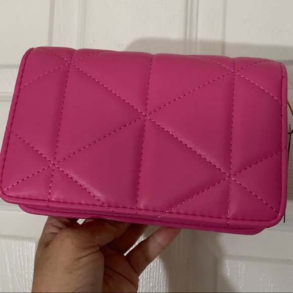 NWT. Bebe Pink Crossbody bag - Picture 9 of 16